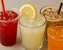 Drinks from local Fresno food stands