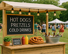 Find food stands in Fresno